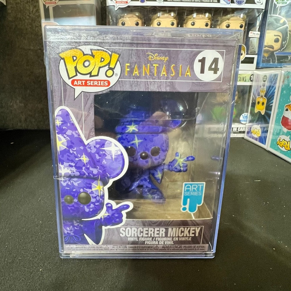 Funko Pop Art Series Disney Fantasia Sorcerer Mickey 14 Vinyl Figure with Case